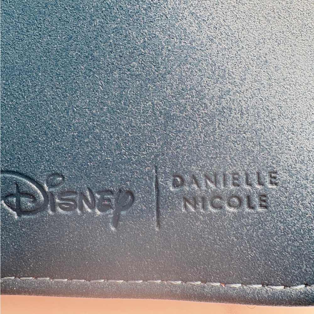 Disney x Danielle Nicole Cinderella Passport Case and Wallet Blue Faux Leather - Picture 2 of 5